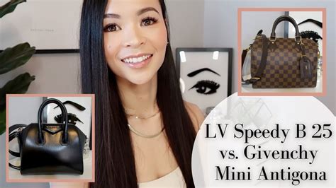 givenchy antigona vs louis vuitton speedy|GIVENCHY MINI ANTIGONA VS. LV SPEEDY B 25: BAG .